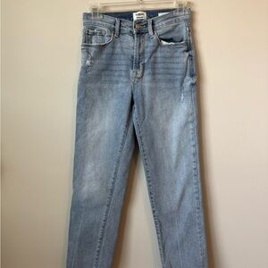 Kensie Denim Straight Leg Jeans in Soft Blue size 2